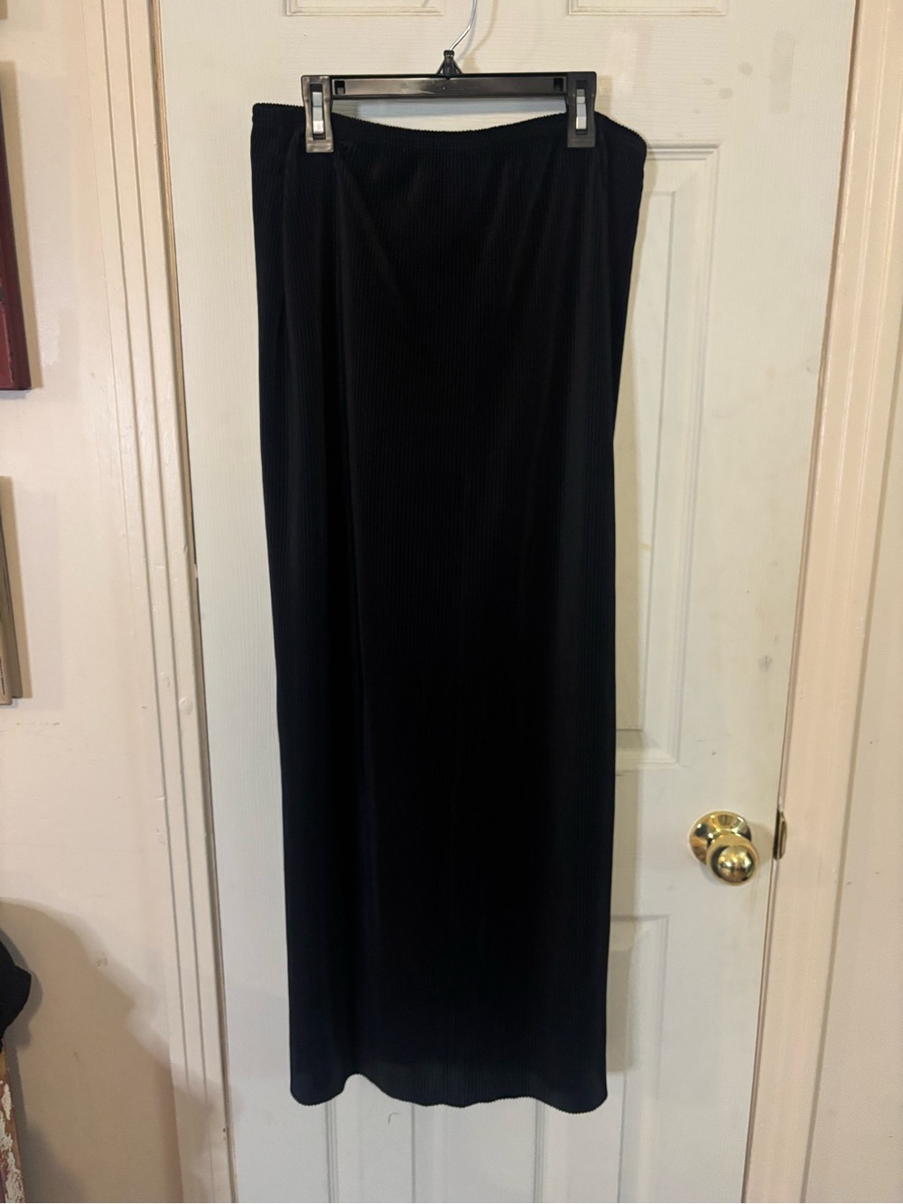 RAFAEL Black A-Line Long Skirt